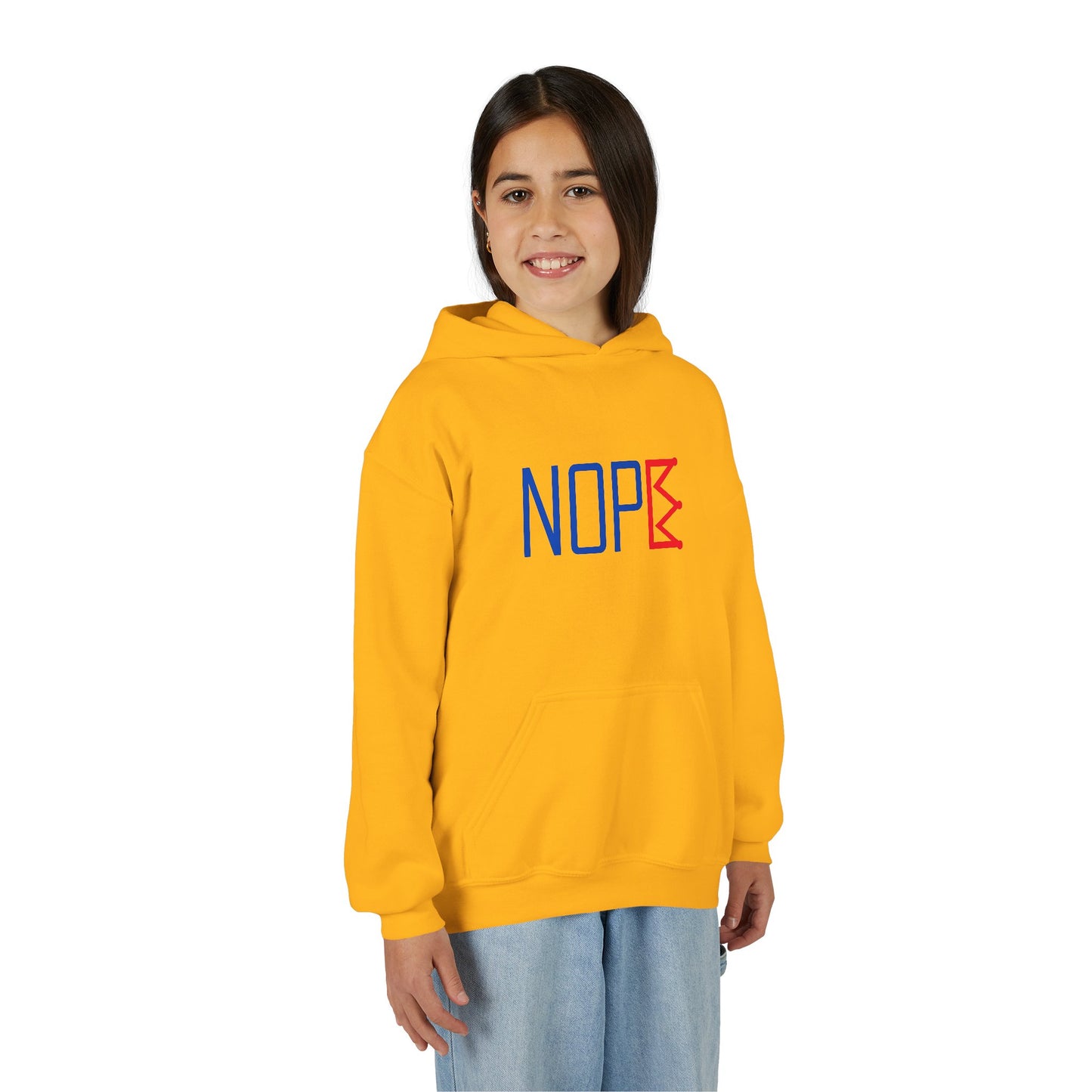 NOPE Crown Youth Hoodie – Born to Question