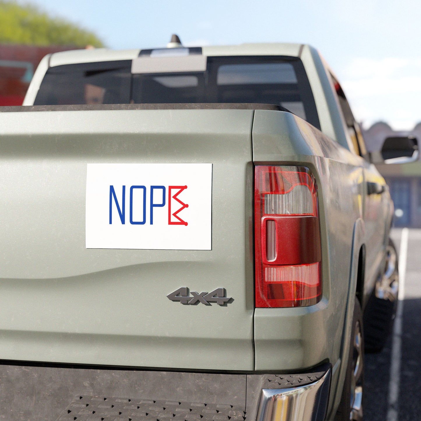 NOPE Crown Bumper Sticker – Rule Yourself