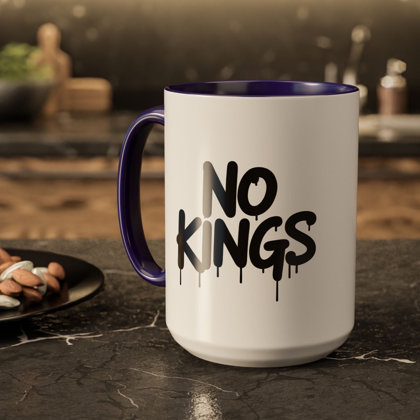 Coffee Mug - No Kings Spray Paint Design 11oz/15oz