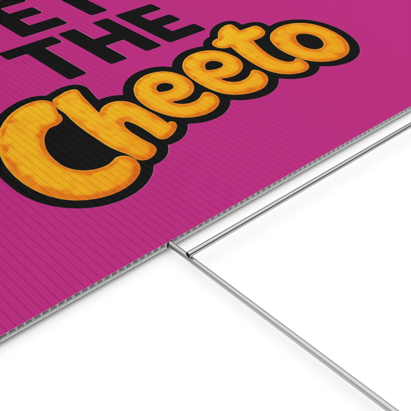 Pink Veto the Cheeto Yard Sign