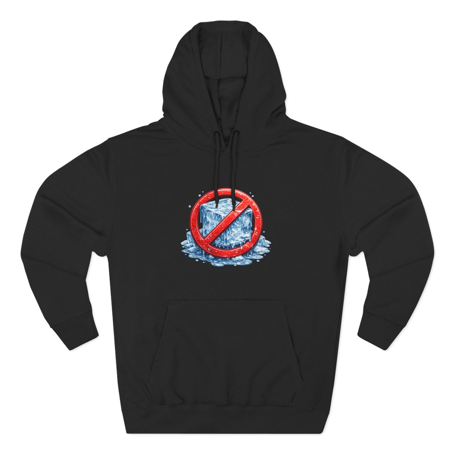No ICE Hoodie — Anti-Ice Graphic Fleece Pullover – Protest Hoodie | No Kings Store