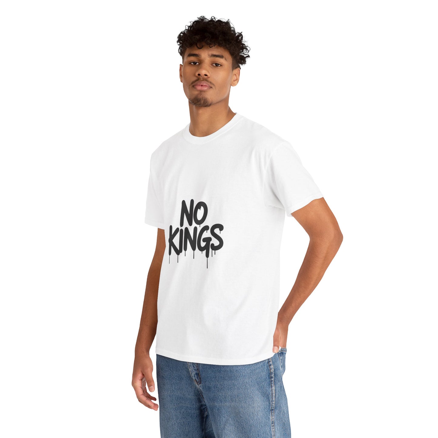No Kings Spray Paint Protest Tee