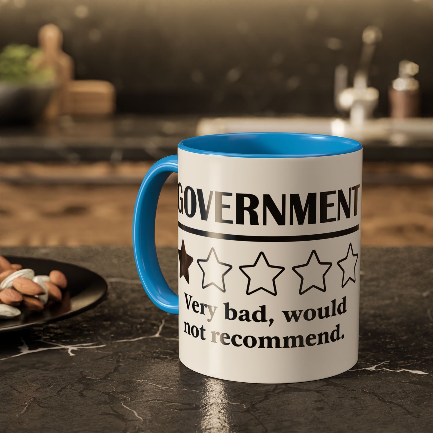 Mug - 1/5 Stars Would Not Recommend Coffee Mug - Funny Novelty Gift