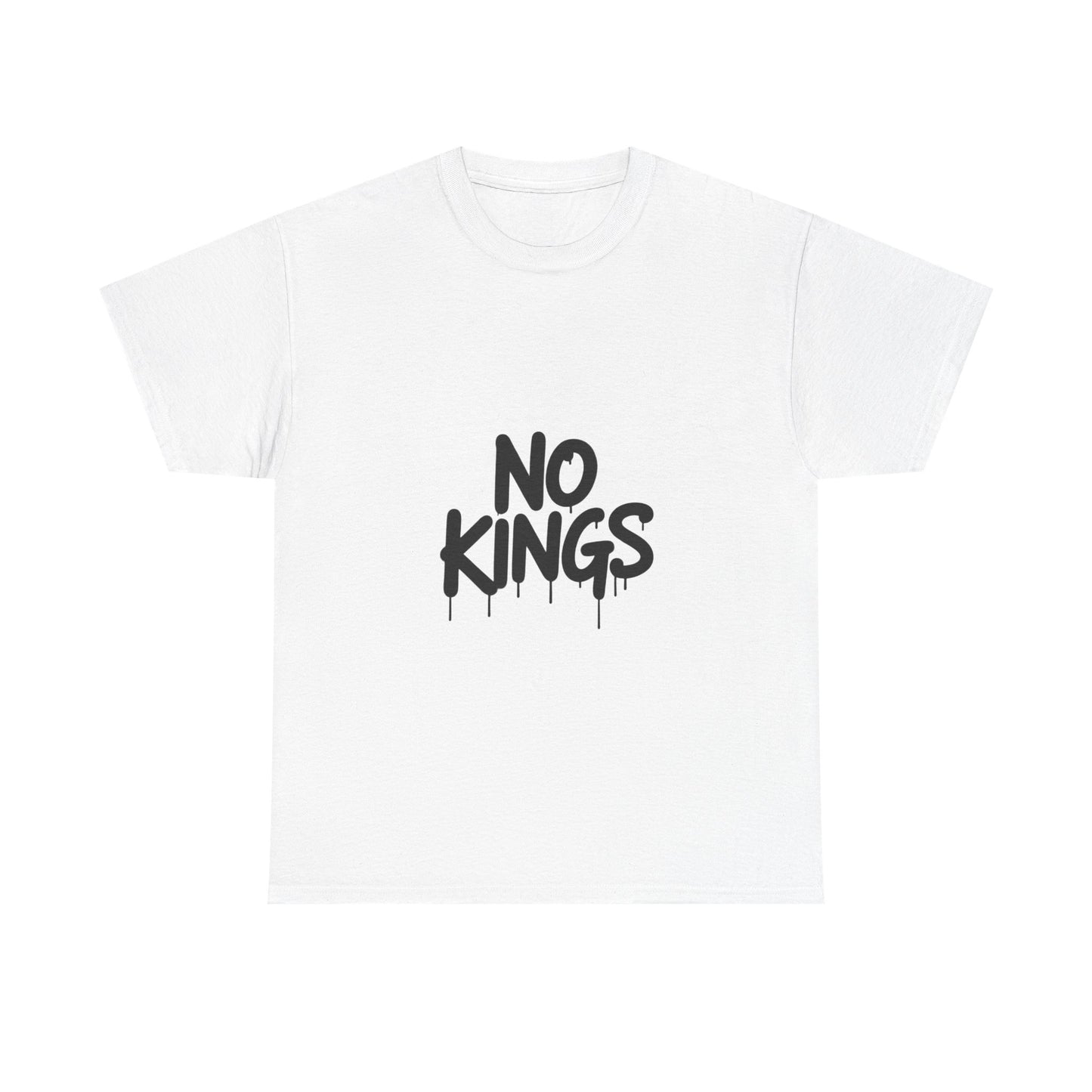 No Kings Spray Paint Protest Tee