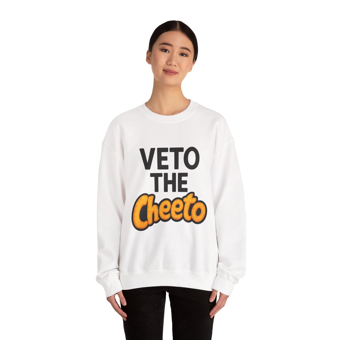 Veto the Cheeto Sweater – Warmth with a Warning