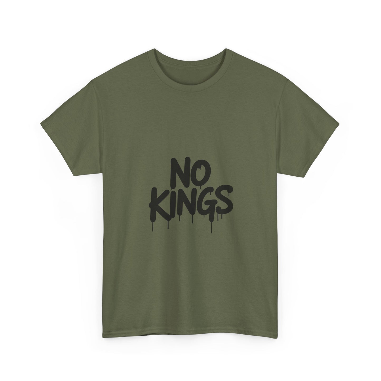 No Kings Spray Paint Protest Tee