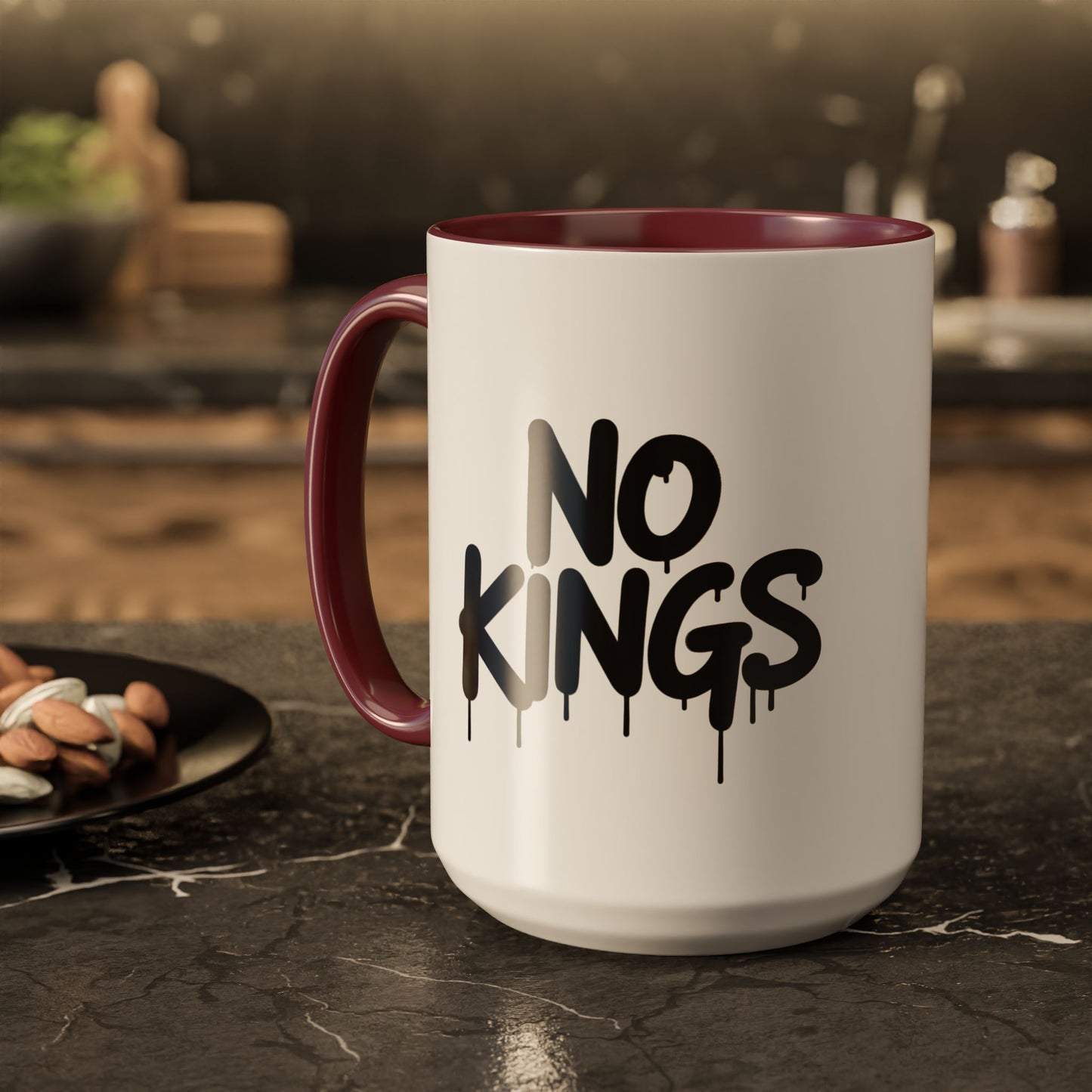 Coffee Mug - No Kings Spray Paint Design 11oz/15oz