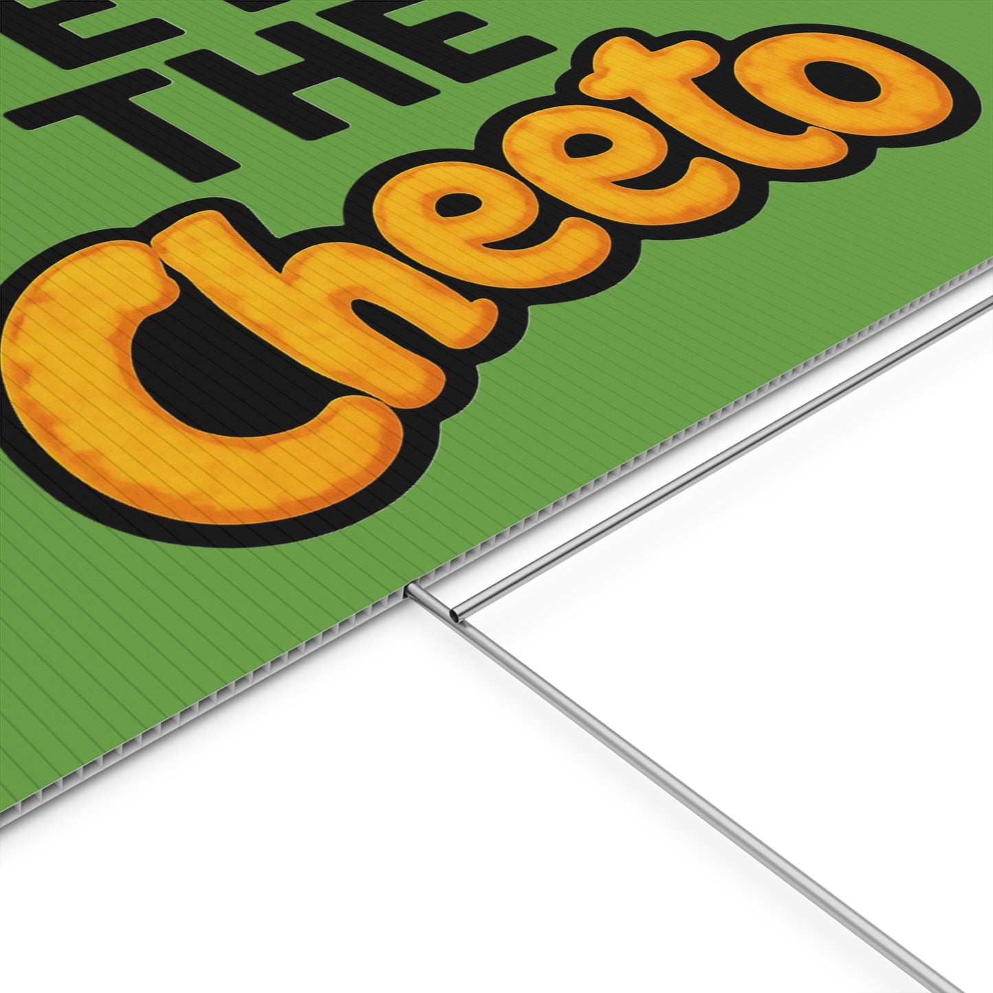 Green Veto the Cheeto Yard Sign