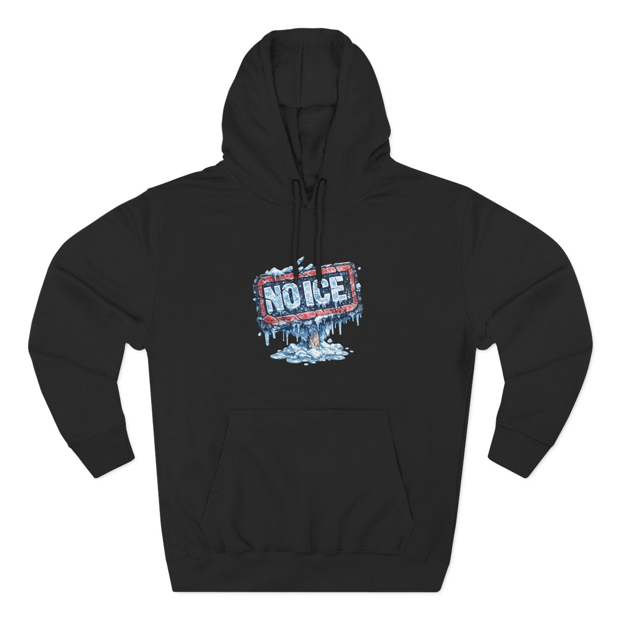 No ICE Graphic Hoodie – Protest Hoodie | No Kings Store