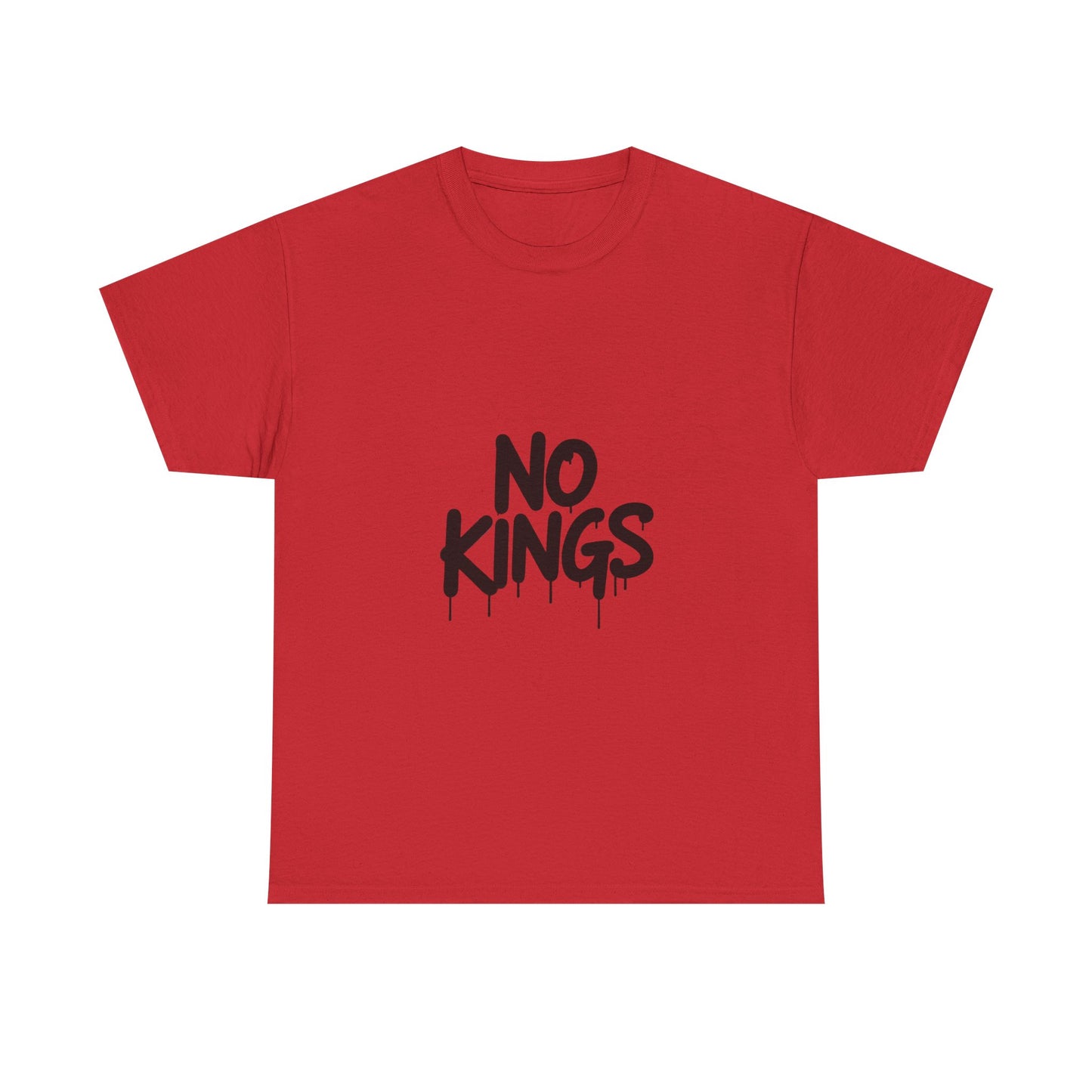 No Kings Spray Paint Protest Tee