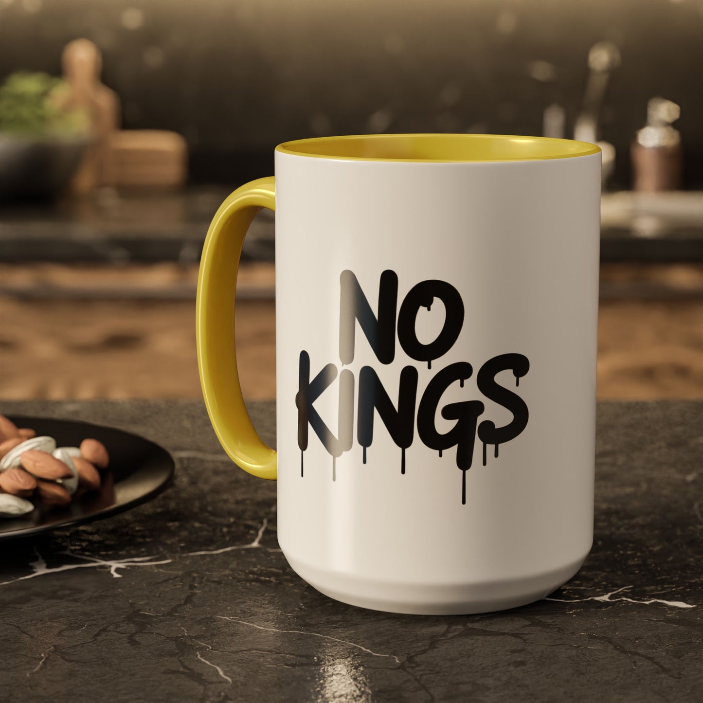 Coffee Mug - No Kings Spray Paint Design 11oz/15oz