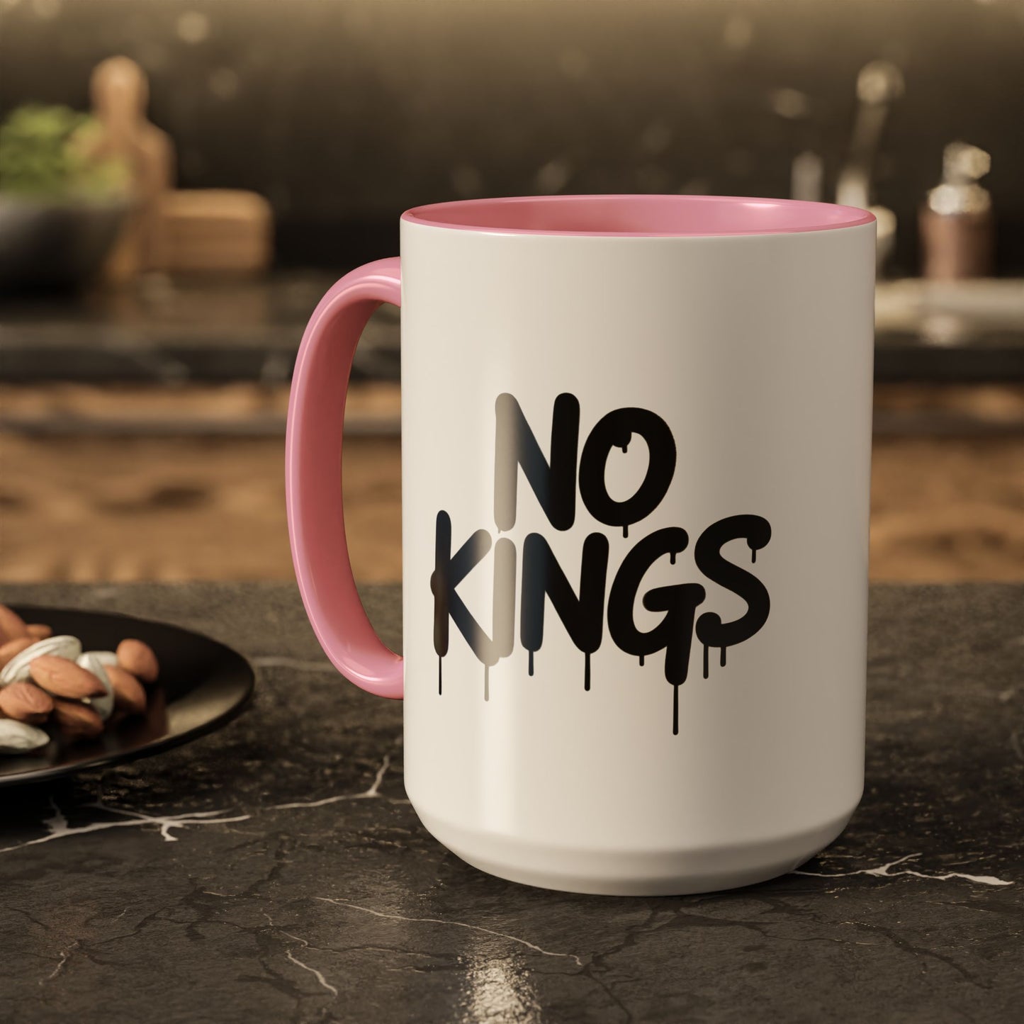 Coffee Mug - No Kings Spray Paint Design 11oz/15oz