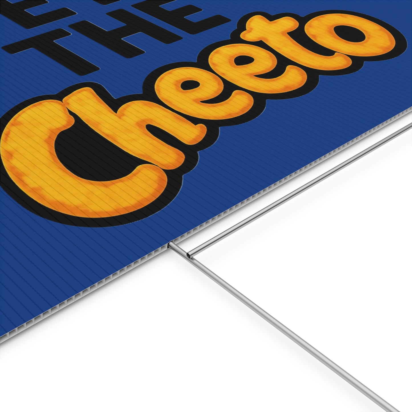 Dark Blue Veto the Cheeto Yard Sign