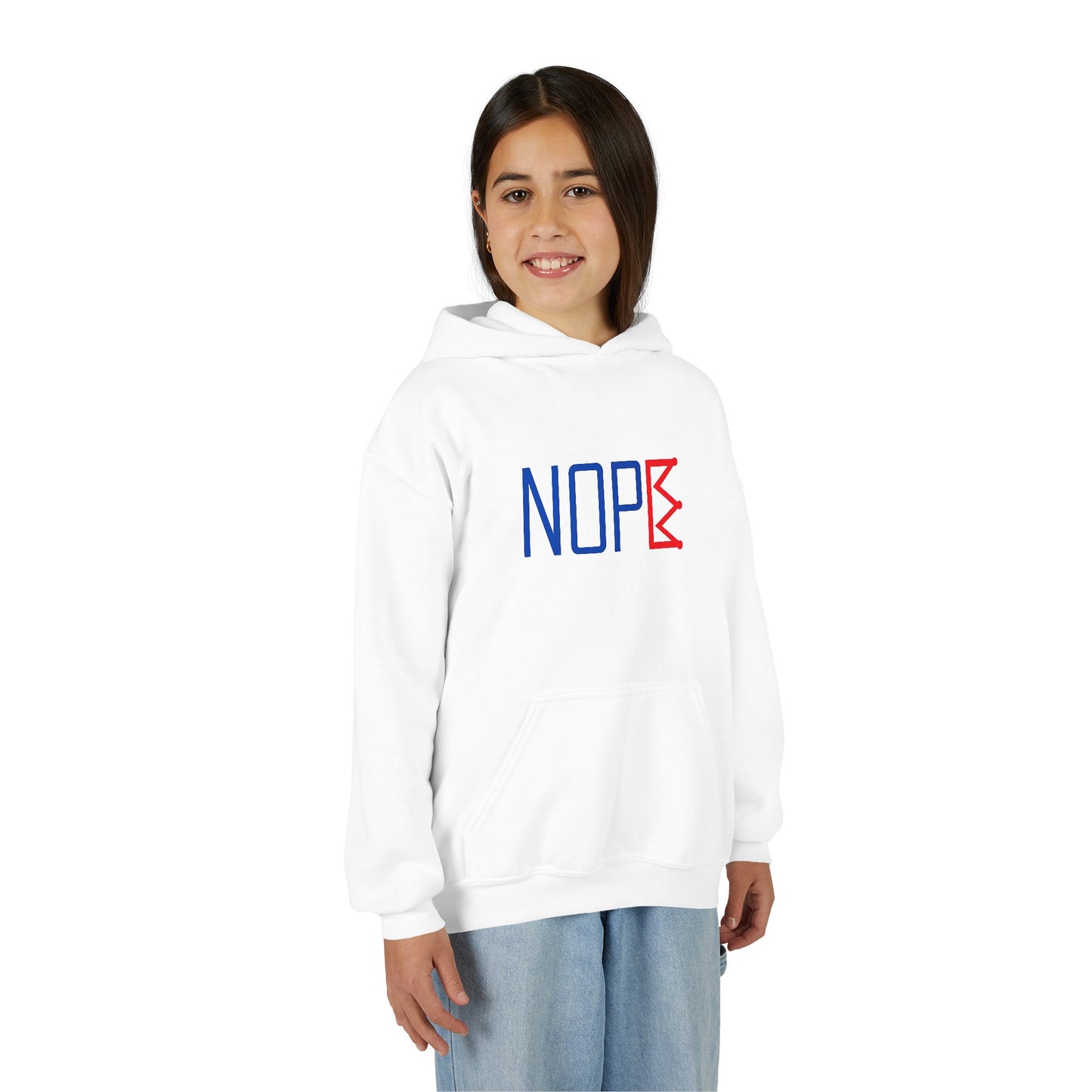 NOPE Crown Youth Hoodie – Born to Question
