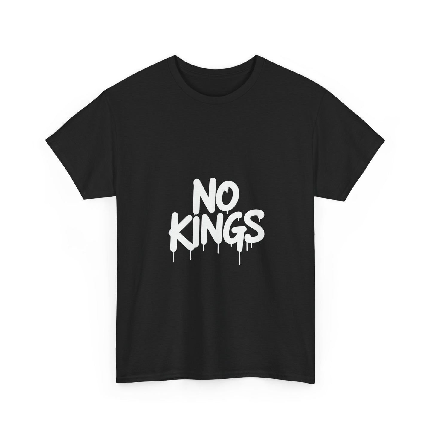No Kings Spray Paint Protest Tee