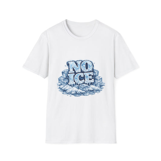 No ICE Graphic T-Shirt — Icy Block Letter Tee