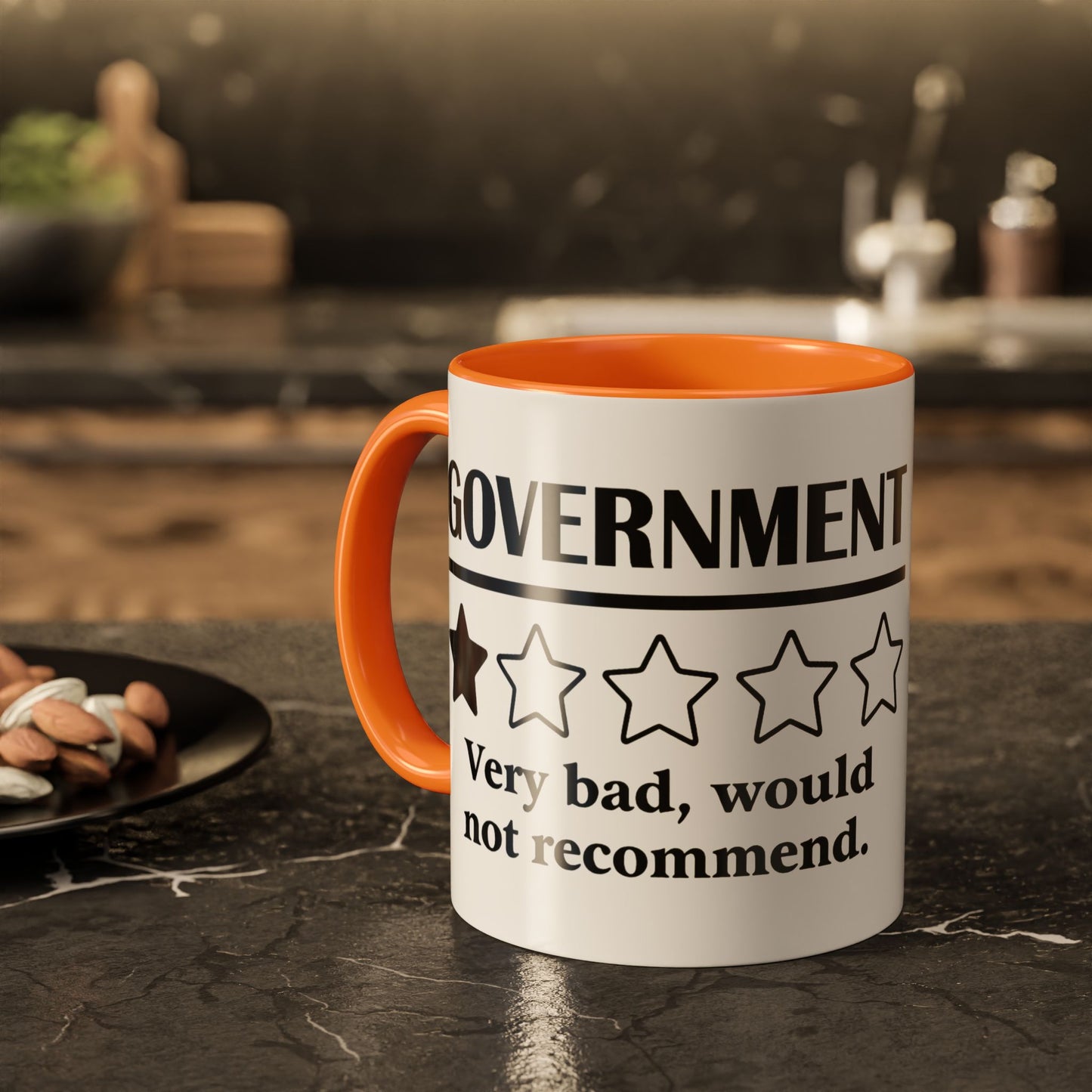 Mug - 1/5 Stars Would Not Recommend Coffee Mug - Funny Novelty Gift