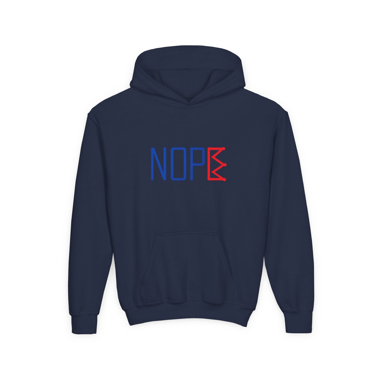NOPE Crown Youth Hoodie – Born to Question