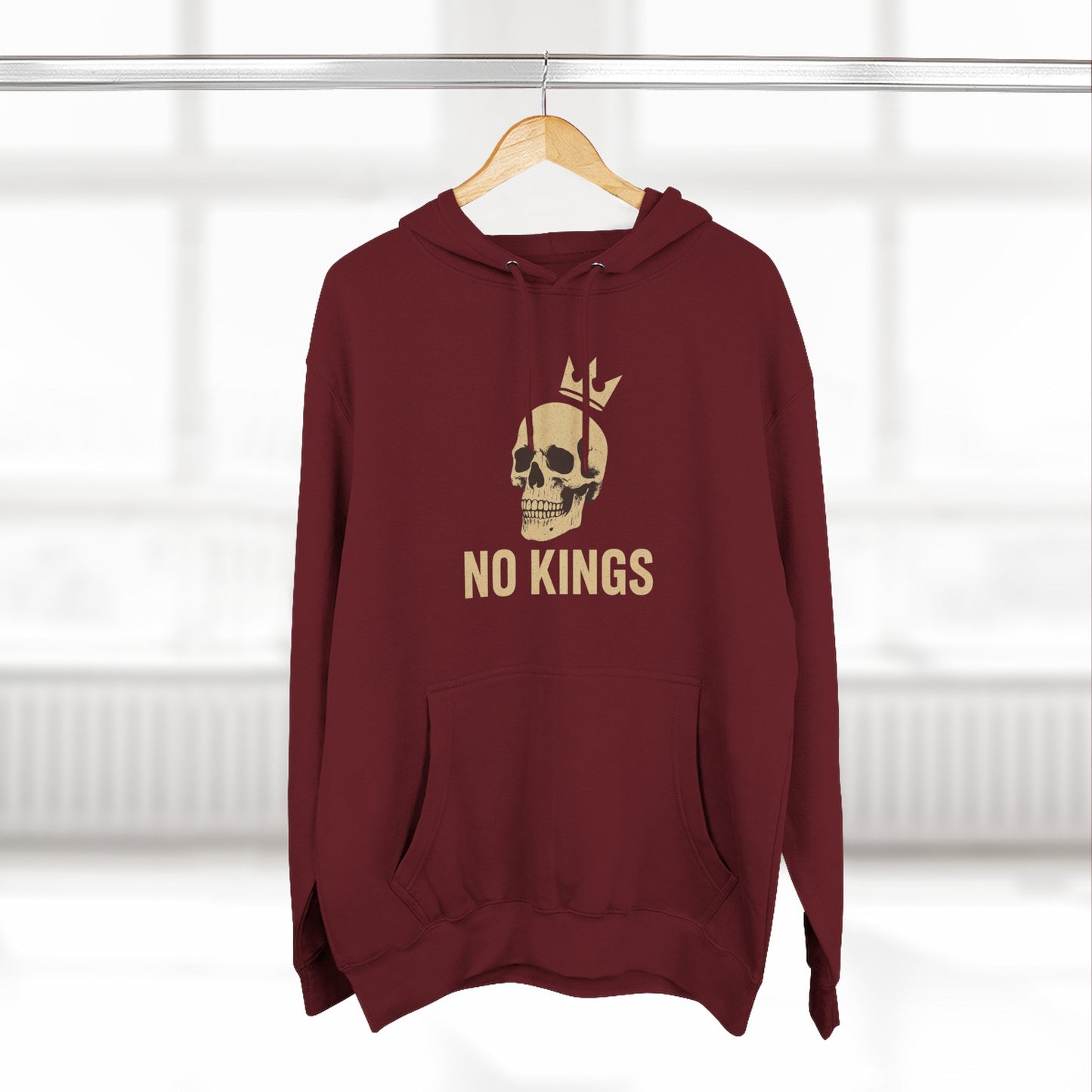 Protest Fleece Hoodie - No Kings