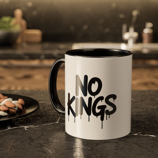 Coffee Mug - No Kings Spray Paint Design 11oz/15oz