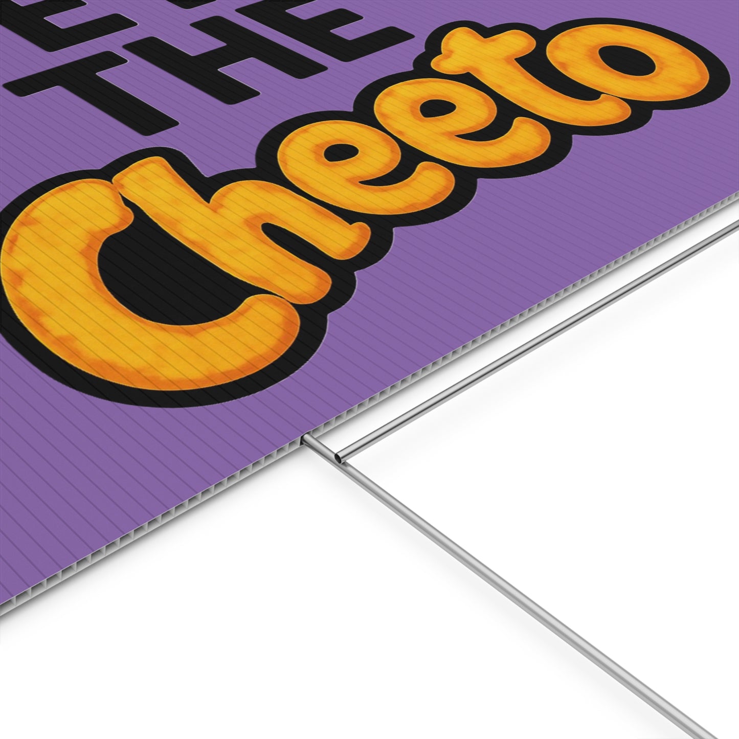 Light Purple Veto the Cheeto Yard Sign