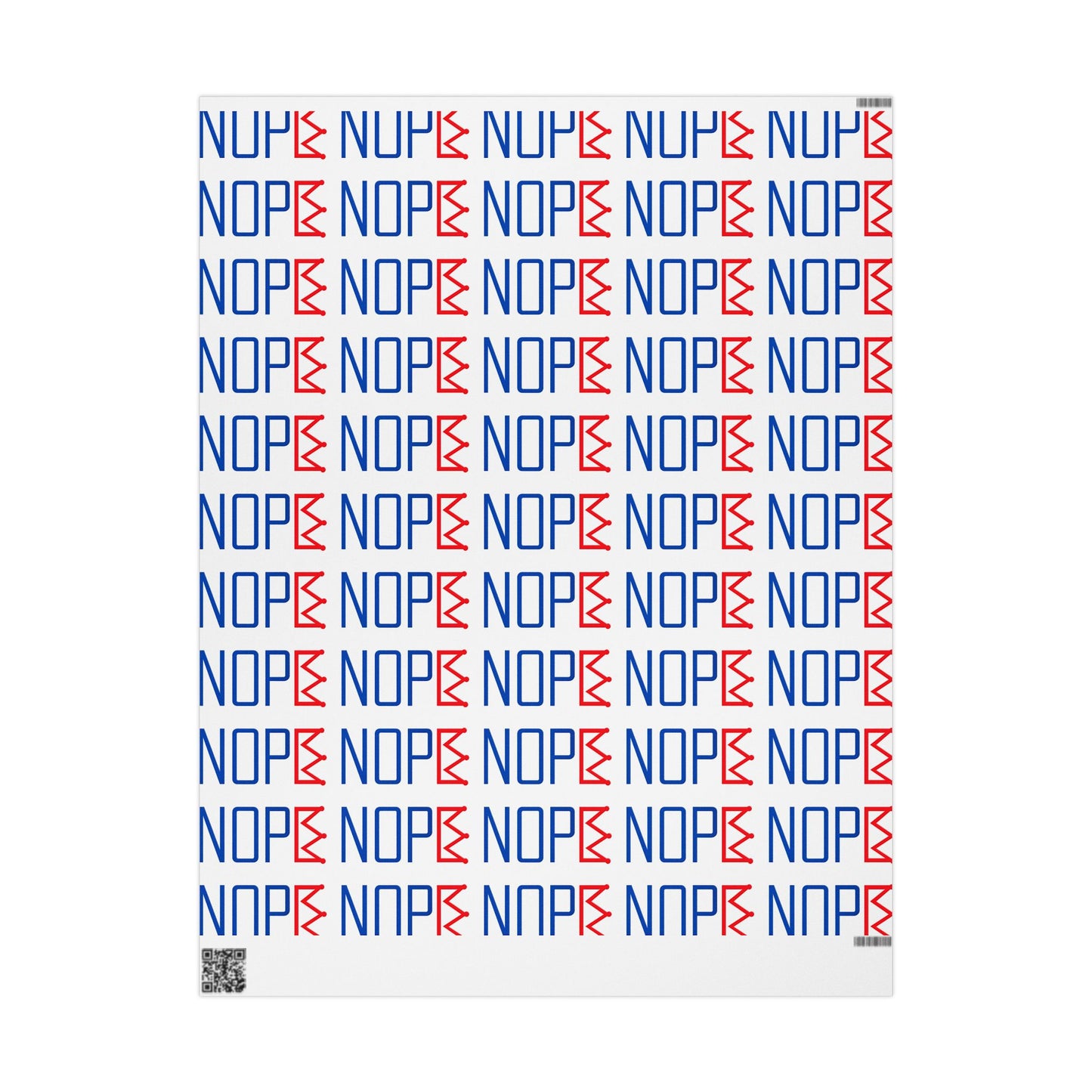 NOPE Crown Wrapping Paper – Gift Like a Rebel