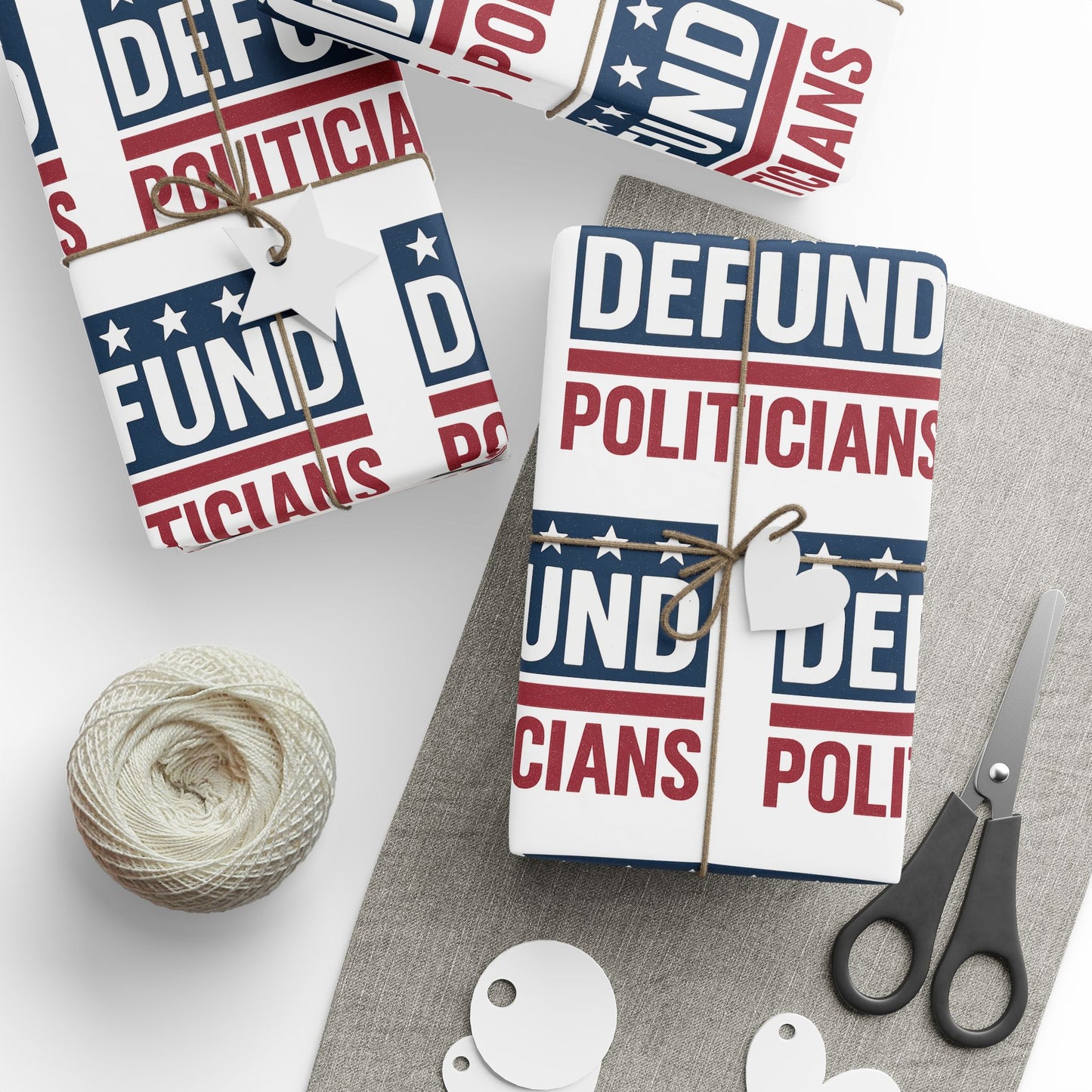 Defund Politicians Wrapping Paper – Wrap Up the Corruption
