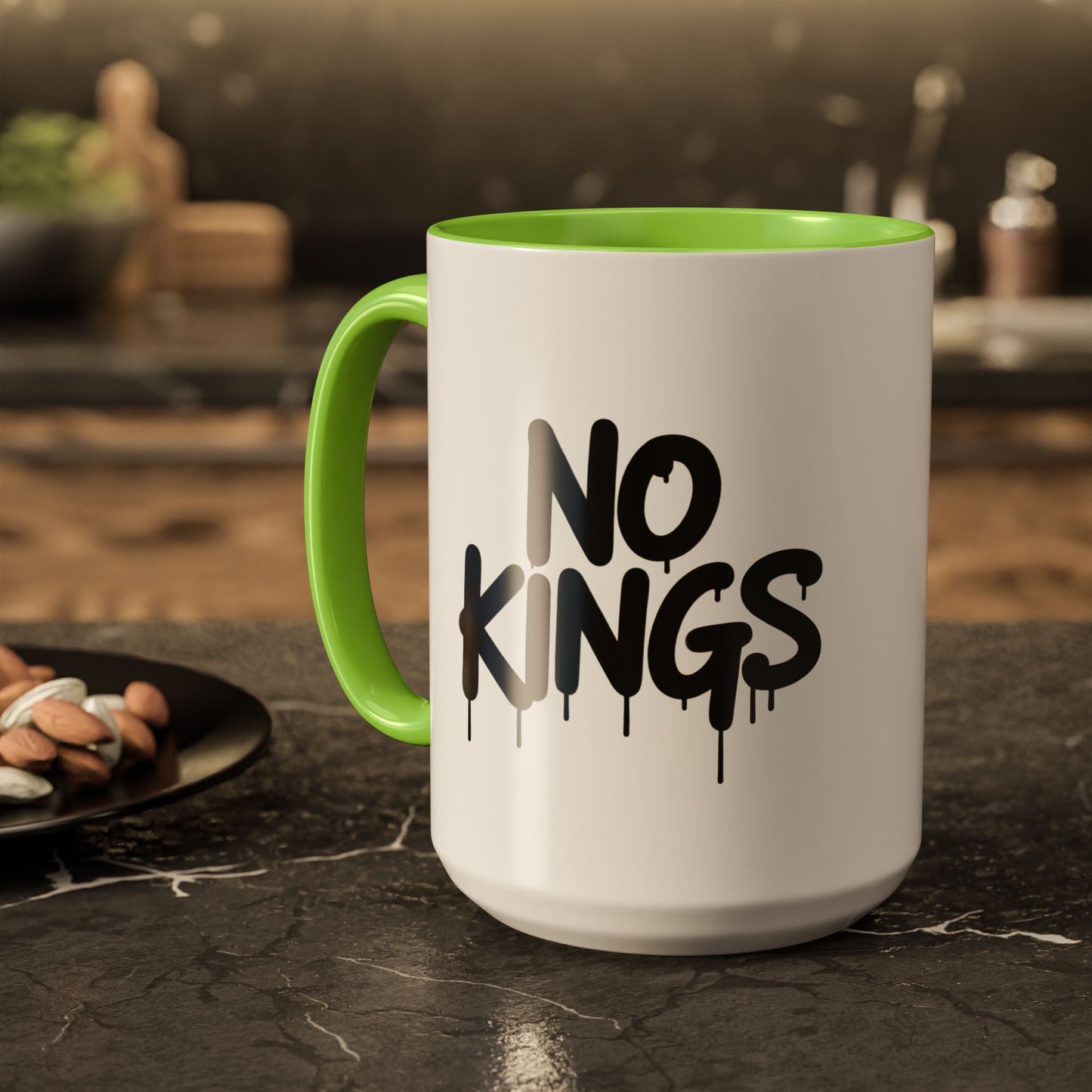 Coffee Mug - No Kings Spray Paint Design 11oz/15oz