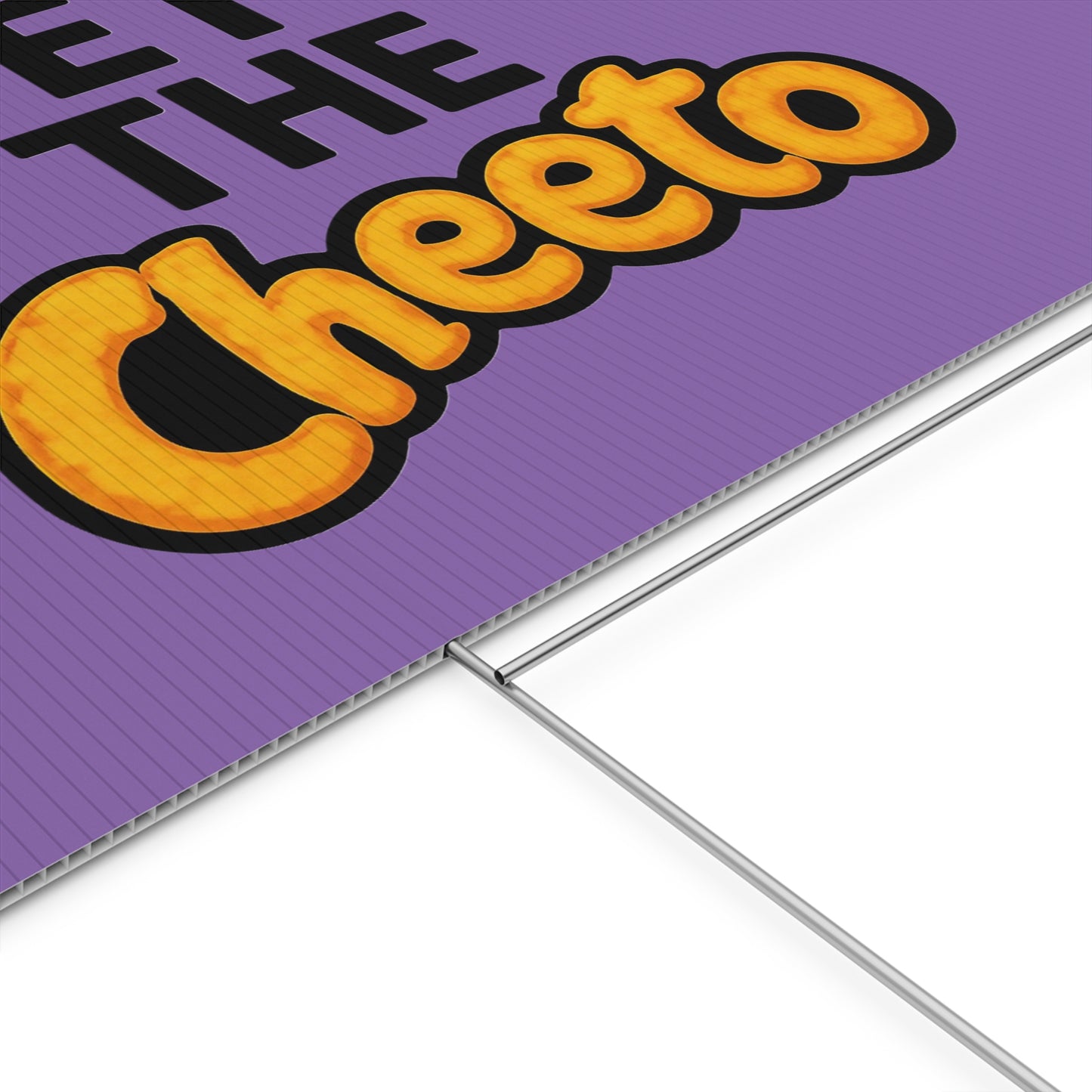 Light Purple Veto the Cheeto Yard Sign