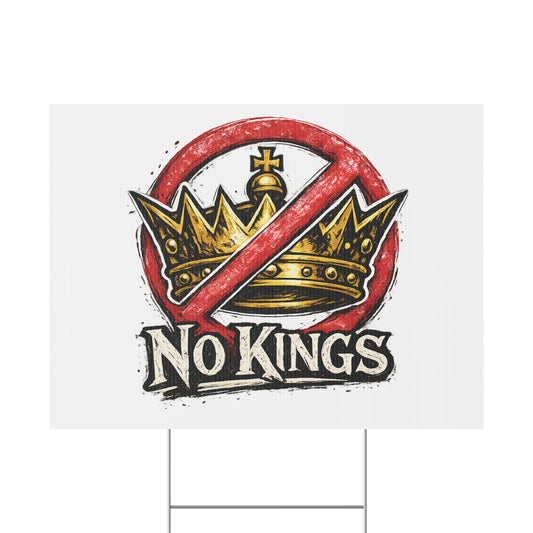 No Kings Yard Sign – Stand for Democracy