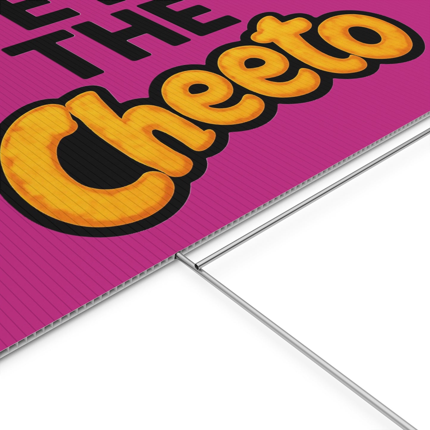 Pink Veto the Cheeto Yard Sign