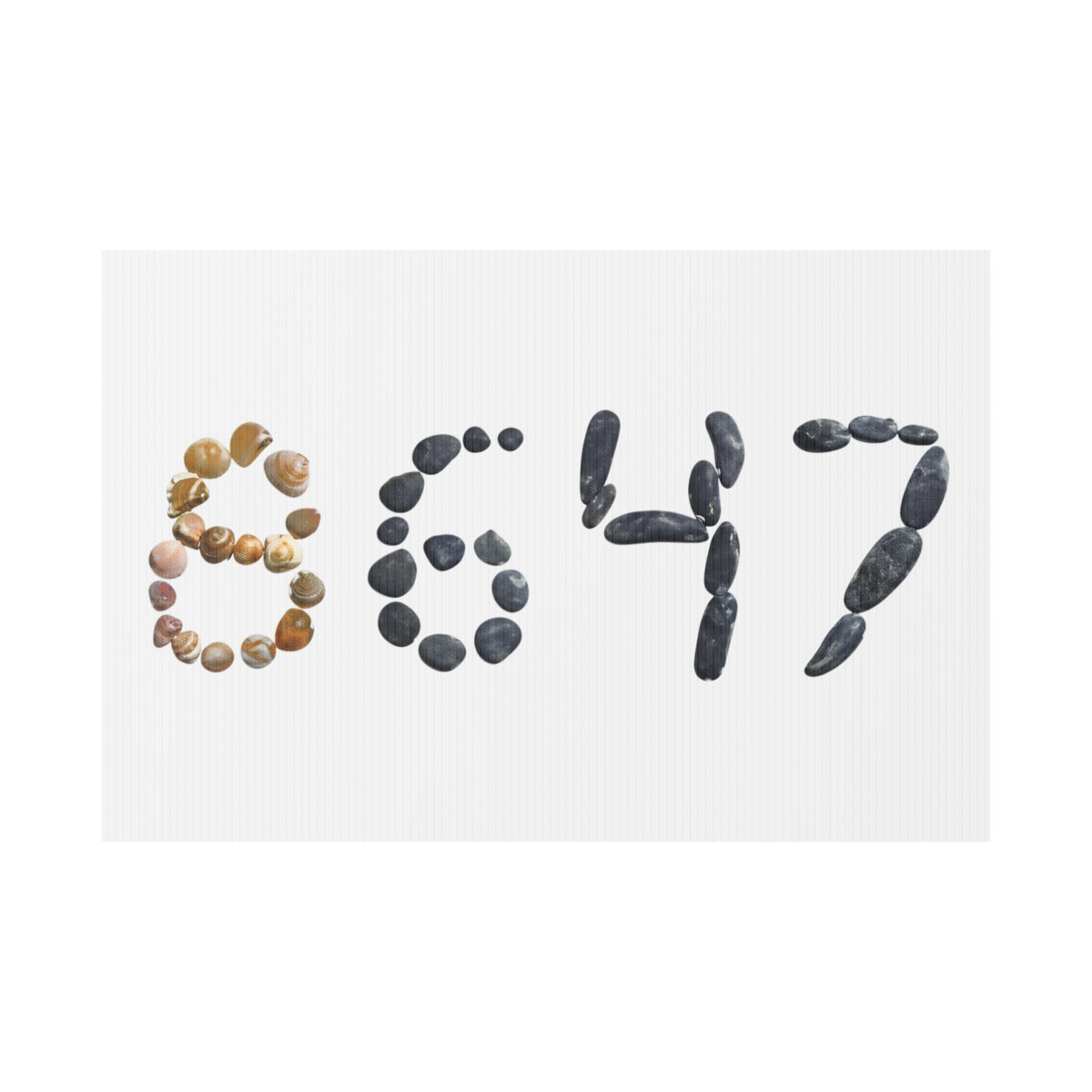 8647 seashells yard sign