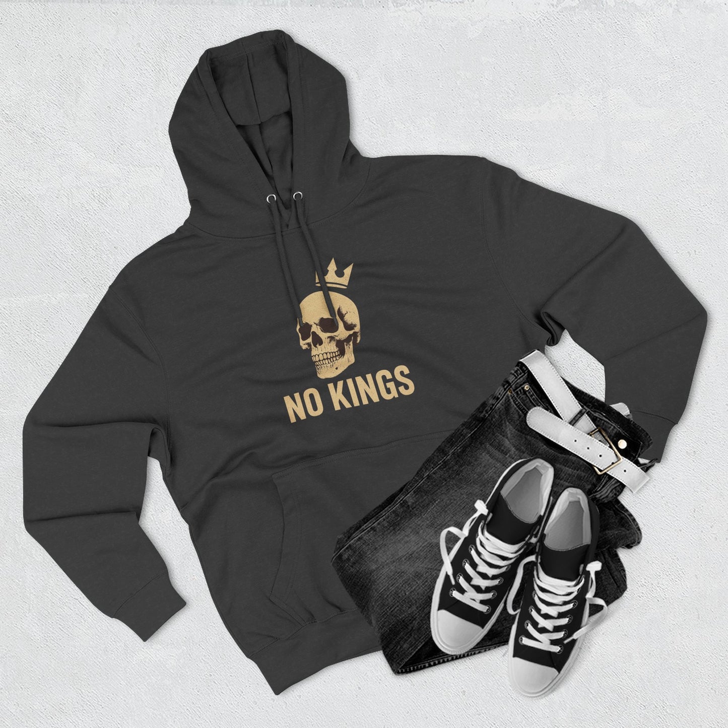 Protest Fleece Hoodie - No Kings