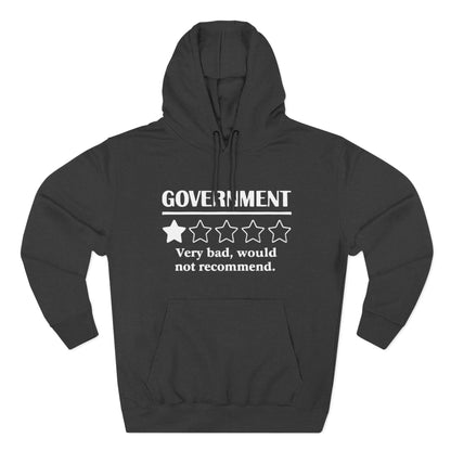 Fleece Hoodie with 1/5 Stars Would Not Recommend Design