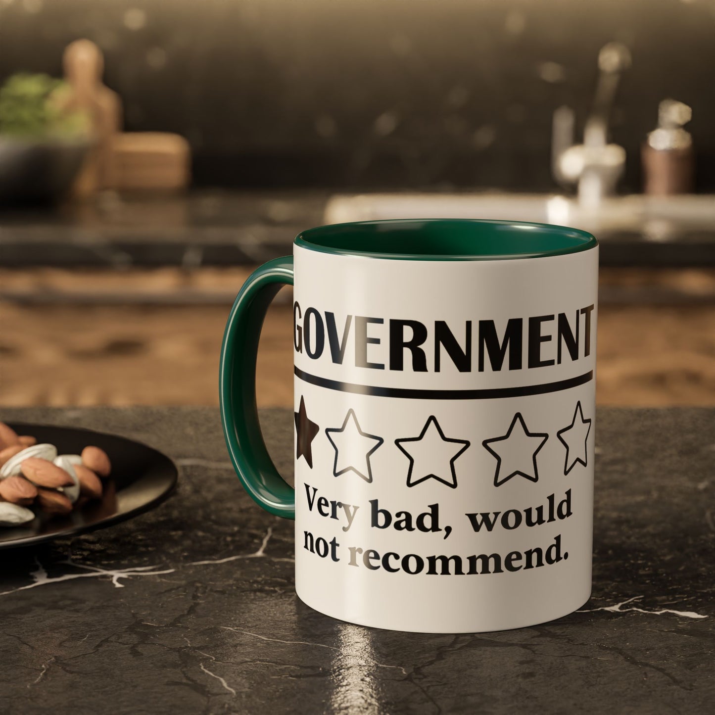 Mug - 1/5 Stars Would Not Recommend Coffee Mug - Funny Novelty Gift