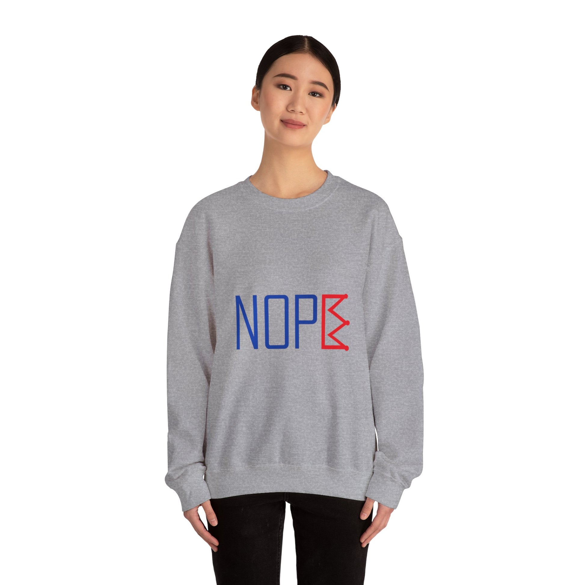 NOPE Crown Sweater – Rule Yourself - protest sweatshirt from No Kings Store