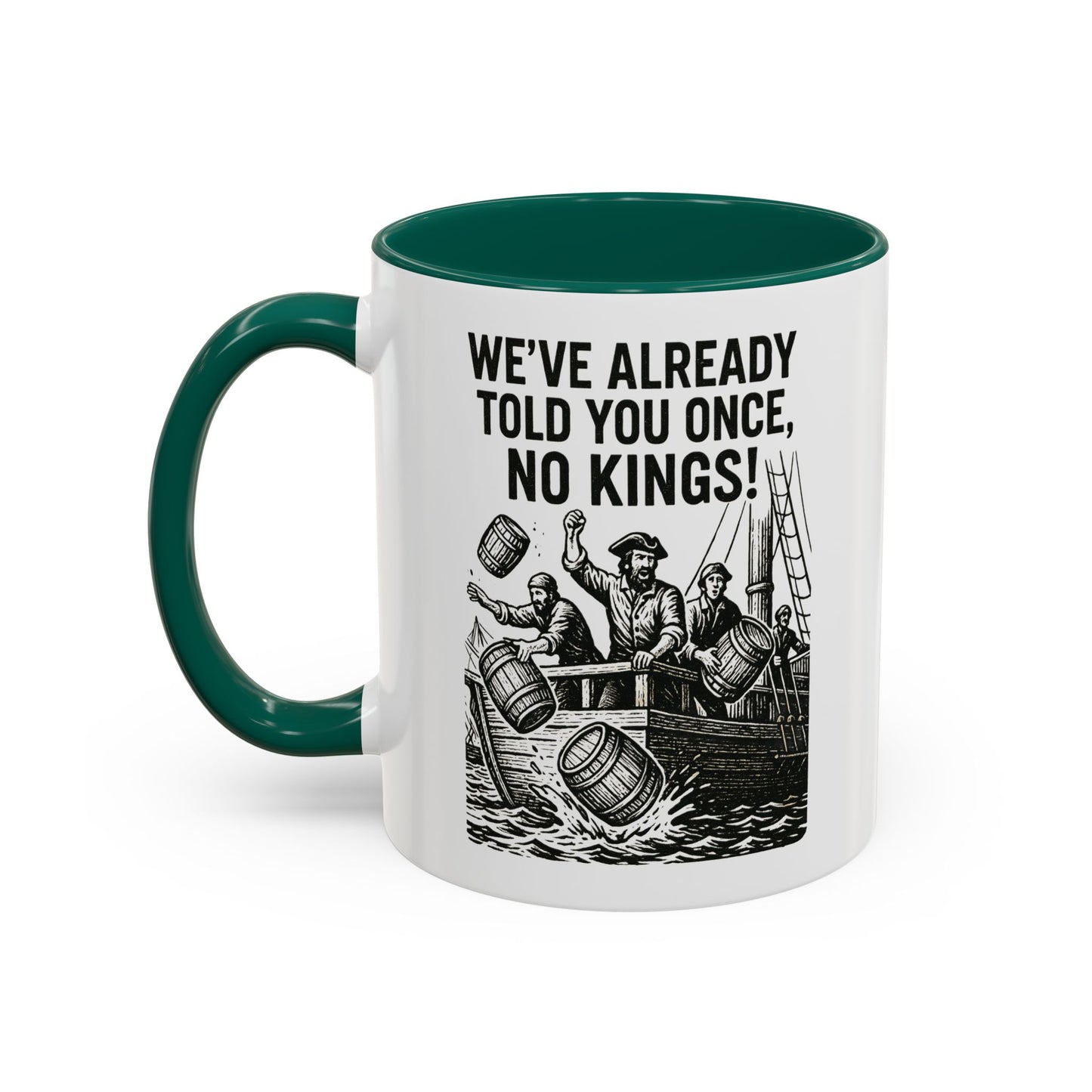 No Kings Colorful Coffee Mug 11oz 15oz