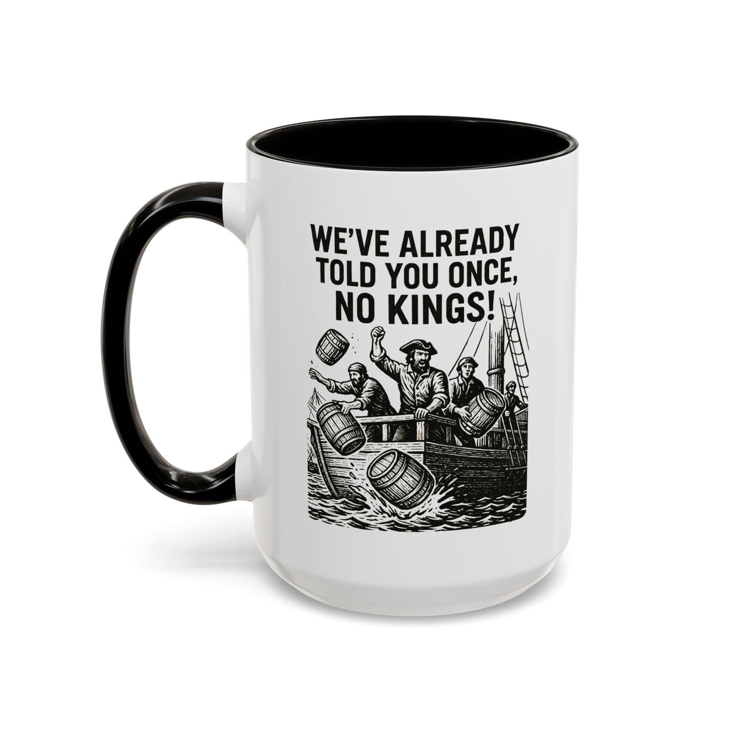 No Kings Colorful Coffee Mug 11oz 15oz