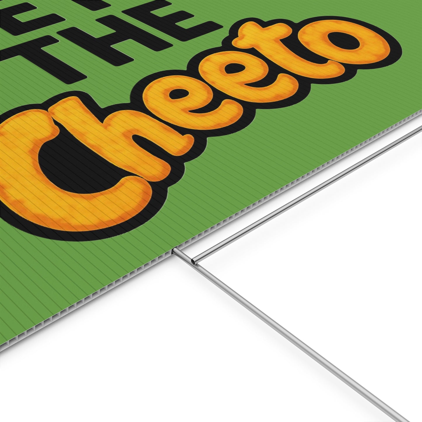Green Veto the Cheeto Yard Sign
