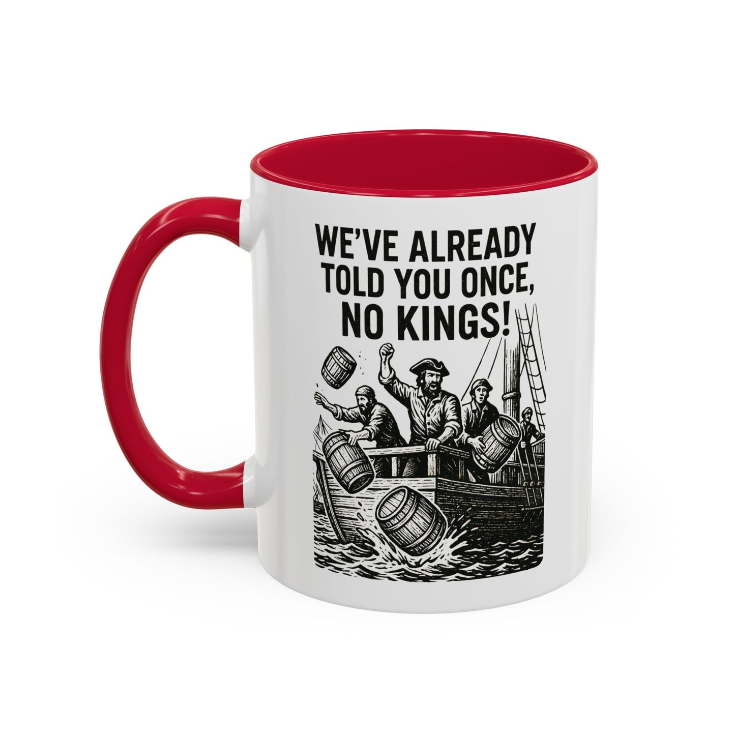 No Kings Colorful Coffee Mug 11oz 15oz