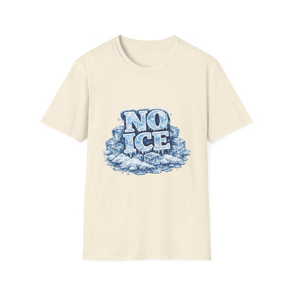 No ICE Graphic T-Shirt — Icy Block Letter Tee