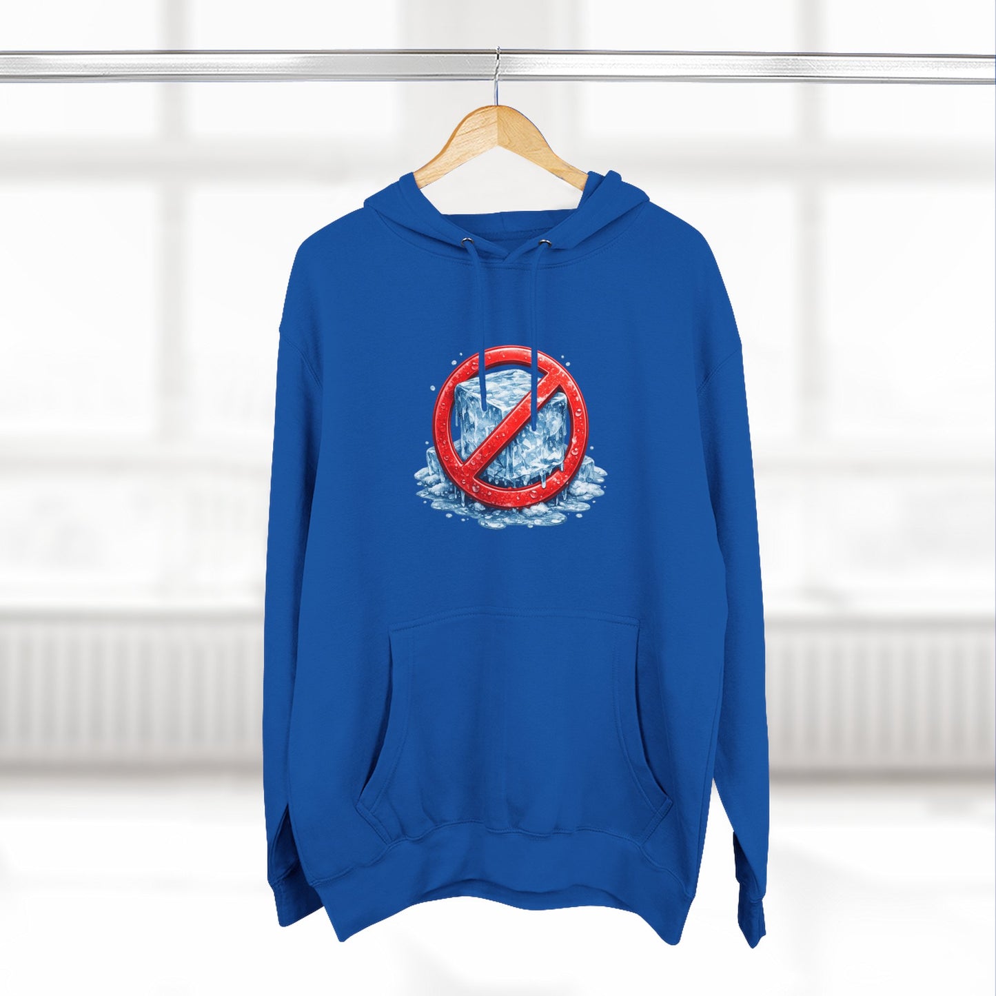 No ICE Hoodie — Anti-Ice Graphic Fleece Pullover