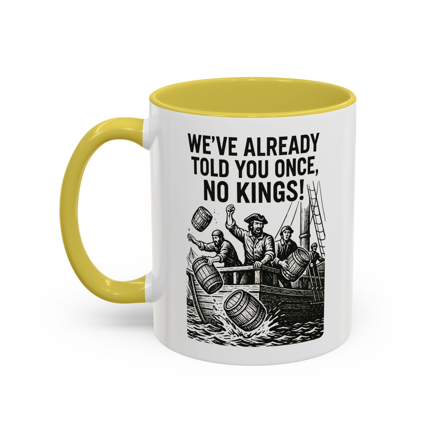 No Kings Colorful Coffee Mug 11oz 15oz