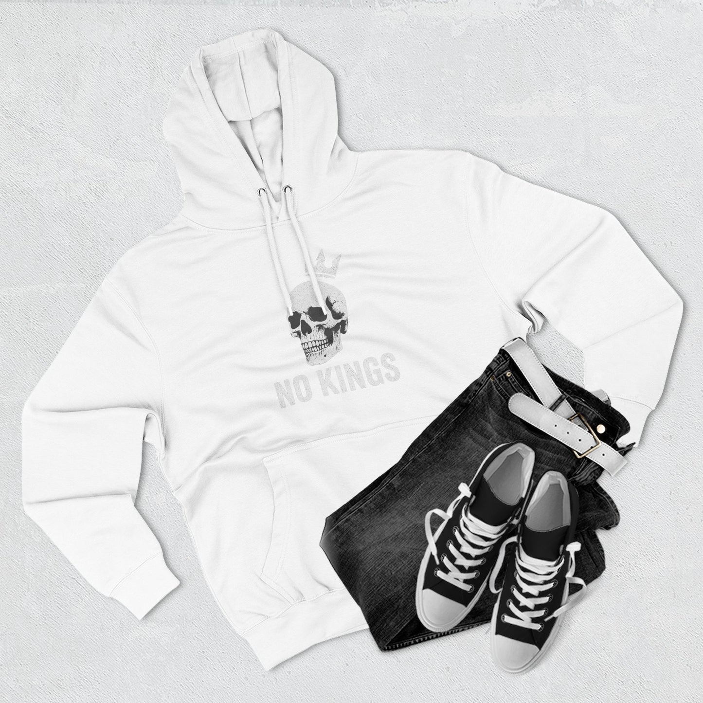 Fleece Hoodie - No Kings