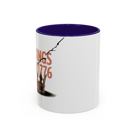 No Kings Colorful Crown Mug - Perfect for Gifts, Coffee Lovers, Birthdays, or Celebrations, 11oz & 15oz Sizes