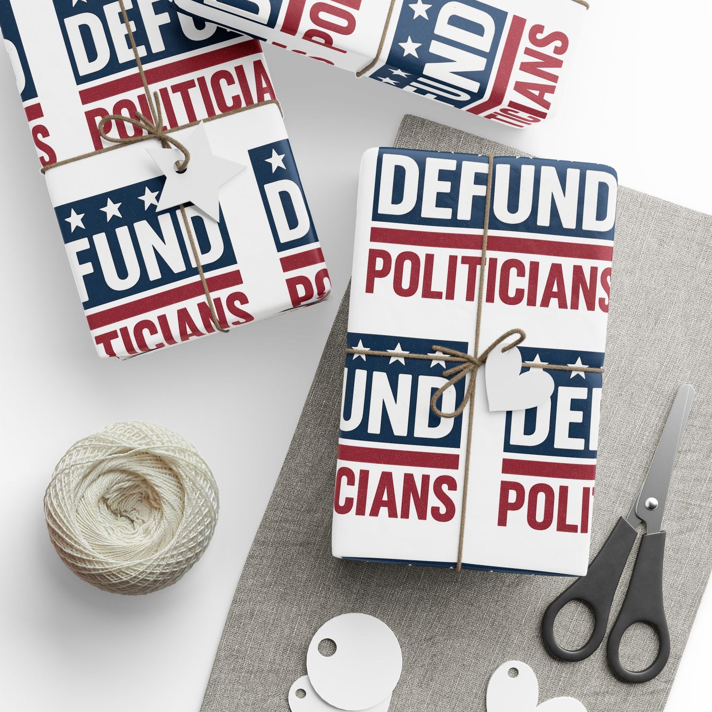 Defund Politicians Wrapping Paper – Wrap Up the Corruption