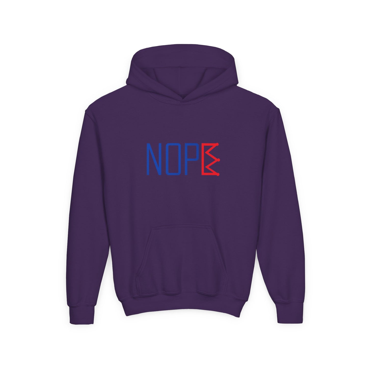 NOPE Crown Youth Hoodie – Born to Question