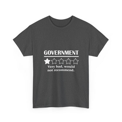 Government 1 of 5 Stars Would Not Recommend