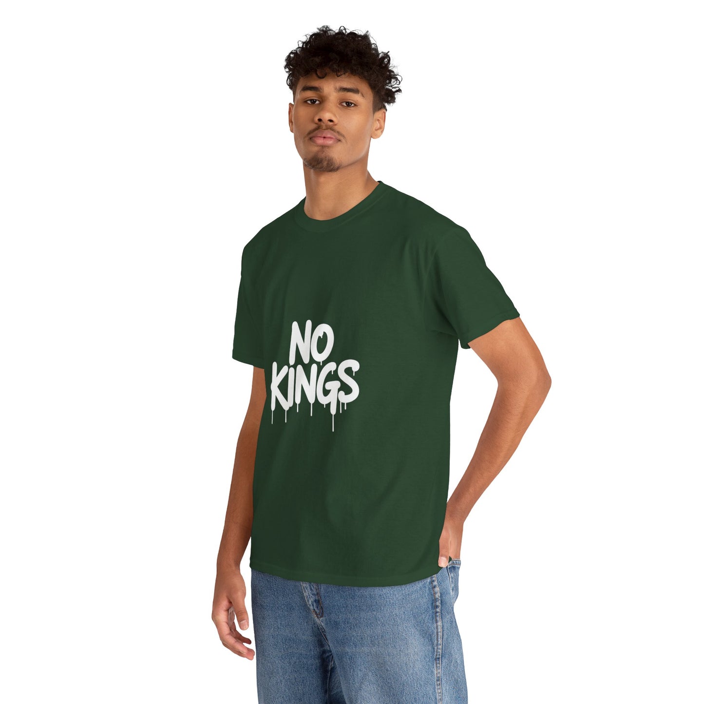 No Kings Spray Paint Protest Tee