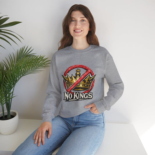 No Kings Sweater – Democracy Over Monarchy